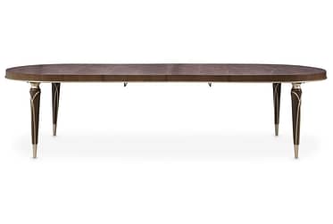 Villa Cherie Hazelnut Oval Extension Dining Table By Michael Amini