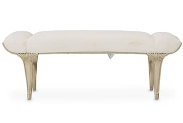 Villa Cherie Hazelnut Bed Bench By Michael Amini