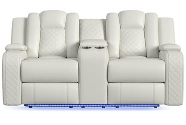 Carlo Oyster Power Reclining Loveseat