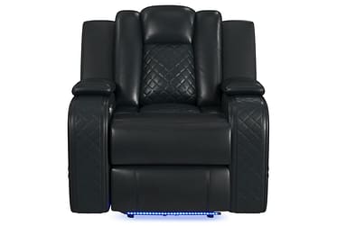 Carlo Black Power Recliner