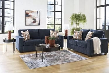 Aviemore Ink 2 Piece Sofa & Loveseat Set
