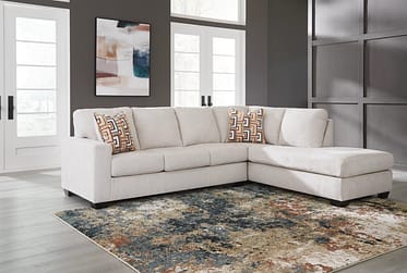 Aviemore Stone 2-Piece Sectional With Right Chaise
