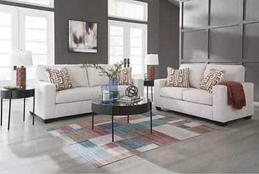 Aviemore Stone 2 Piece Sofa & Loveseat Set