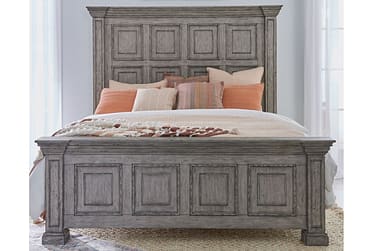 Big Valley Gray King Bed