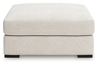 Donelson Creek Vanilla Oversized Accent Ottoman