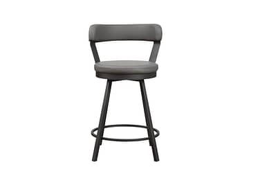 Tempa Light Gray Counter Height Swivel Chair