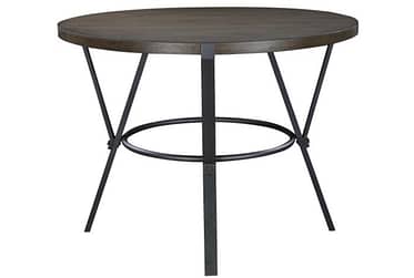 Tempa Brown Round Counter Height Table
