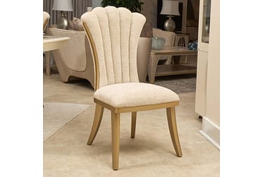 Fantosini Gold Leaf Side Chair By Michael Amini