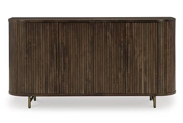 Amickly Dark Brown Accent Cabinet