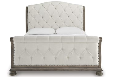 Ardenfield King Upholstered Sleigh Bed