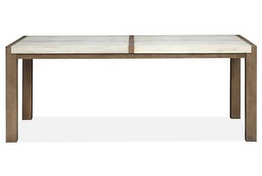 Plum Creek Sierra Brown Rectangular Dining Table