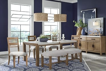 Plum Creek Sierra Brown 6 Piece Dining Set