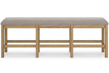 Havonplane XL Counter Height Upholstered Dining Bench