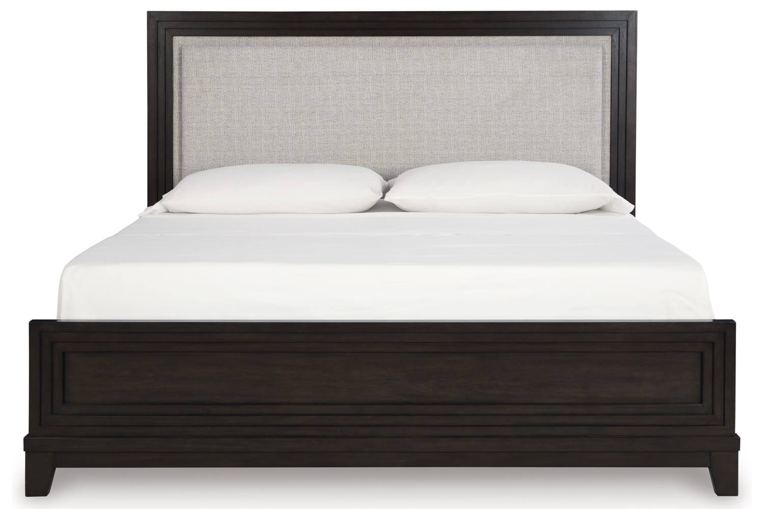 Neymorton Queen Upholstered LED Panel Bed
