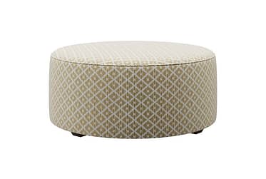Limelight Mineral/Owen Straw Cocktail Ottoman