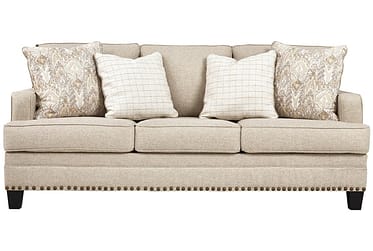 Claredon Linen 84″ Sofa