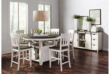 Madison County Counter Height 7 Piece Dining Set