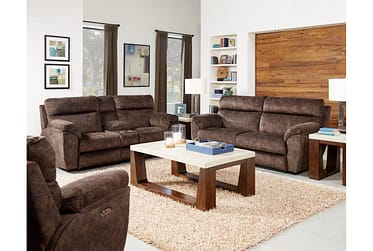 Sedona Mocha Power Reclining 91″ 2 Piece Living Room Set