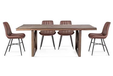 Cambria Dining Table & 6 Dylan Chairs
