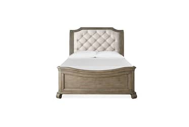 Tinley Park Queen Upholstered Sleigh Bed