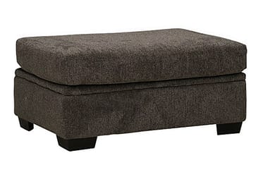 Bailey Charcoal Ottoman With Storage