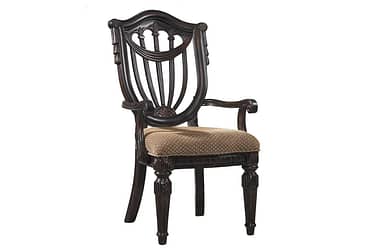 Grand Estates Upholstered Dining Arm Chair