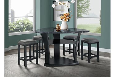 Hilson Counter Height 7 Piece Dining Set