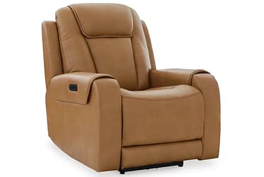 Card Player Cappuccino Dual Power Recliner