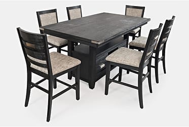 Altamonte Charcoal Counter Height 7 Piece Dining Set