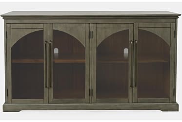 Archdale Gray 4 Door Accent Cabinet