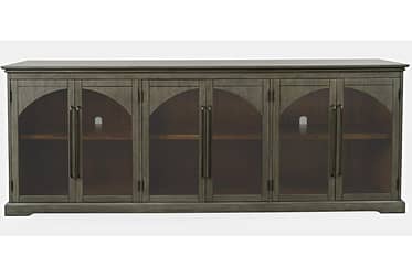 Archdale Gray 6 Door Accent Cabinet