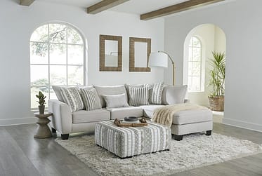 Bend Ivory 2 Piece Sectional