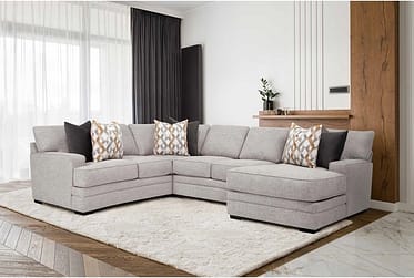 Protege Dove 4 Piece Sectional
