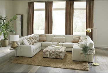 Clash Natural 3 Piece Sectional