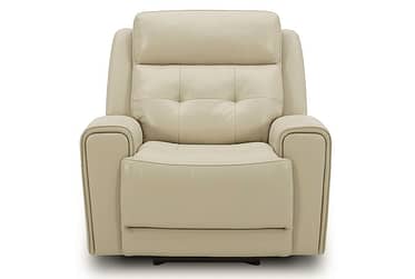 The Carrington Stone Leather Power Recliner