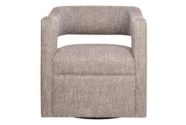 Lexy Chocolate Swivel Accent Chair