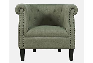 Lily Sage Barrel Back Accent Chair
