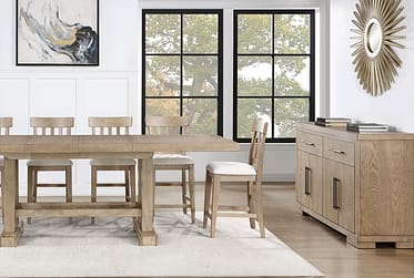 Napa Sand Counter Height 5 Piece Dining Set