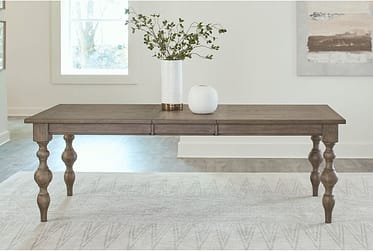 Americana Farmhouse Dusty Taupe Extension Table