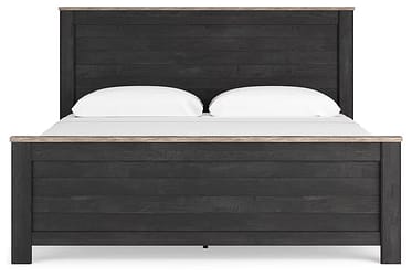 Nanforth Two-Tone King Bed