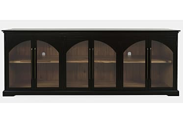 Archdale Black Arch 6 Door Accent Cabinet