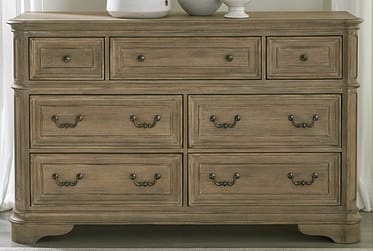 Magnolia Manor Bisque 7-Drawer Dresser