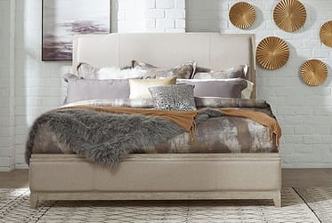 Belmar Upholstered King Sleigh Bed