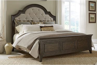 Paradise Valley Upholstered Arch King Bed