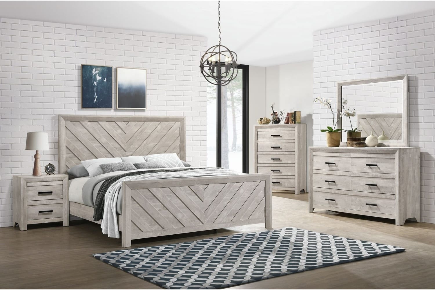 Archdale Gray 6 Door Accent Cabinet - Georgia Furniture Mart